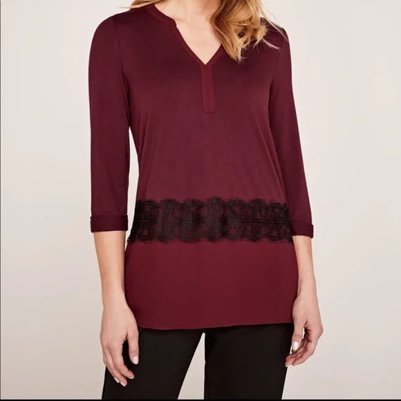 Brand new lace decor top - Size S - Picture 2 of 2